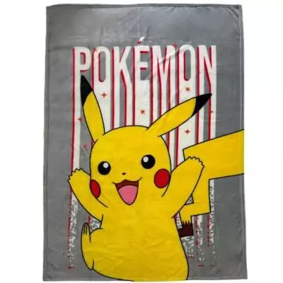 Plaid POKEMON Pikachu 130 x 180 cm