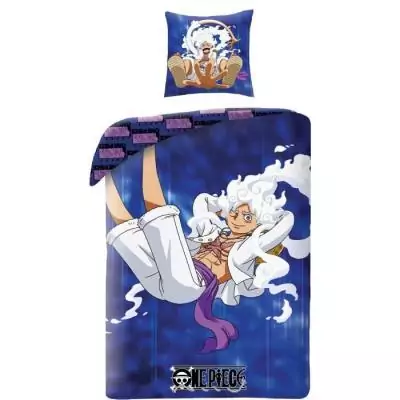 Parure de lit réversible ONE PIECE - Luffy Gear - Bleu - Microfibre