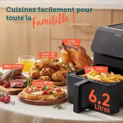 Friteuse sans huile COSORI Premium II 6,2L - 12 programmes