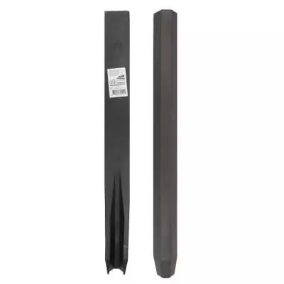 Bordure de jardin écolo en PVC recyclé - H 38 x 3,6 x 3,8 cm