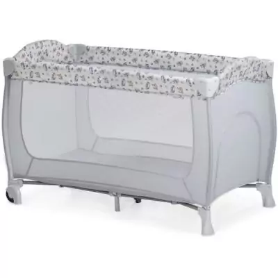 Lit de voyage - HAUCK - SLEEP N PLAY GO PLUS - 60 x 120 cm - Des la naissance - Pliable - Roulettes - Pooh Exploring