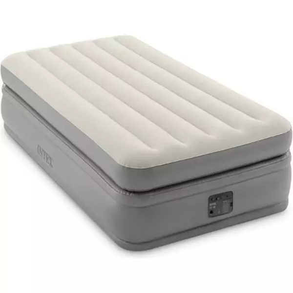 INTEX Matelas PRIME COMFORT FIBER TECH 99x191 - Gonflable - Fermeté réglable - 51 cm - Electrique - 1 personne