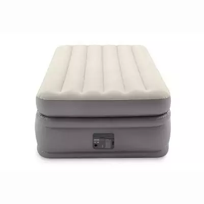 INTEX Matelas PRIME COMFORT FIBER TECH 99x191 - Gonflable - Fermeté réglable - 51 cm - Electrique - 1 personne INTEX Matelas PRIME COMFORT FIBER TECH 99x191 - Gonflable - Fermeté réglable - 51 cm - Electrique - 1 personne
