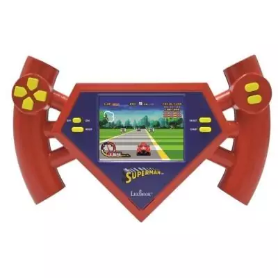 Superman Cyber Arcade Motion Console Portable avec contrôle gestuel, écran LCD couleur 2.8'' et 50 jeux inclus