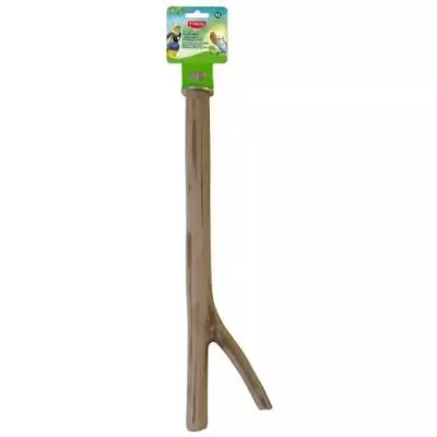 Accessoire oiseau - TYROL - Perchoir branche - Taille S 20cm - Bois naturel