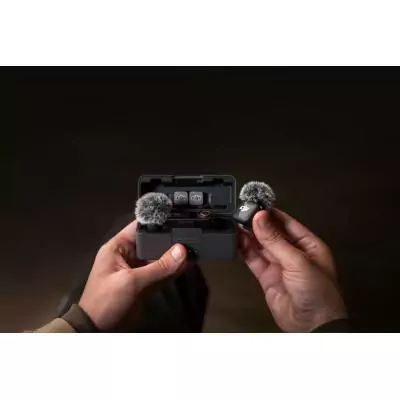 Kit micro sans fil - DJI - Mic 3 - 2 émetteurs (TX) - 1 récepteur (RX) - Recharge rapide