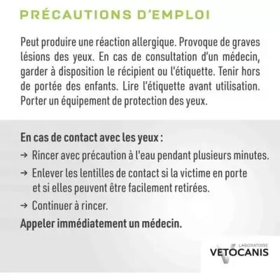Shampoing chien - VETOCANIS - 300 ml - Hydratant, doux, sans irritation, usage régulier