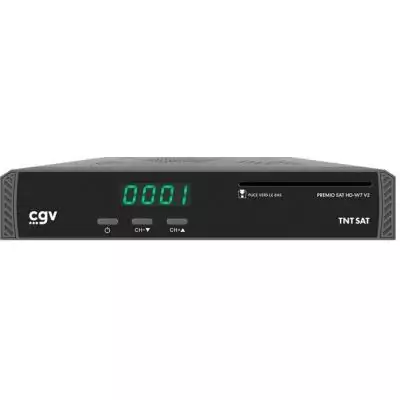 Récepteur satellite HD - CGV - PREMIO SAT HD W7 V2 - TNT SAT - Compatible camping car - Sortie audio numérique coaxiale