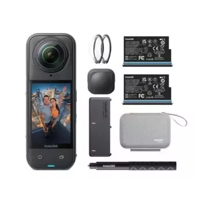 Caméra d'action - INSTA360 - X5 - Starter Bundle - Vidéo 360° 8K - 180 min d'autonomie Caméra d'action - INSTA360 - X5 - Starter Bundle - Vidéo 360° 8K - 180 min d'autonomie
