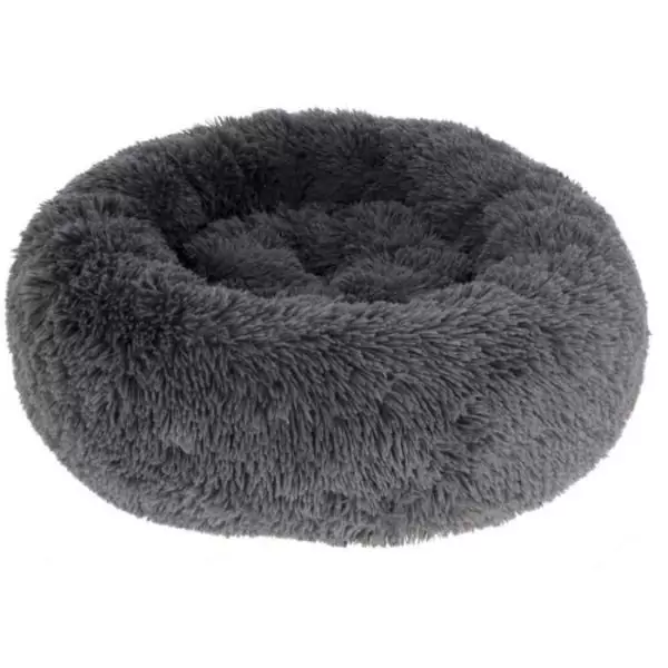 Corbeille - KERBL - Fluffy - Ø76 x 19 cm - Gris