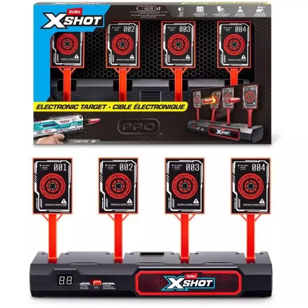 Pistolet - ZURU XSHOT - Cible électronique