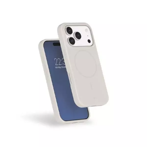 Coque MagSafe - IPhone17 Pro - Silicone Renforcée - Blanc