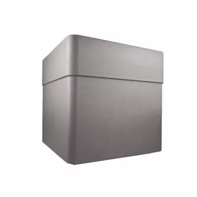 Bac a fleurs Carré 40 cm - EDA - CAREL - 26 L - Avec roulettes - Extérieur ou intérieur - 39 x 39 x H.39 cm - Taupe