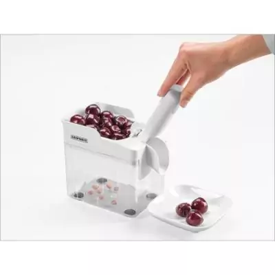 Dénoyauteur a cerises Leifheit 3.0 Cherrymat 37211, matériel de pâtisserie, pour dénoyauter jusqu'a 15 kg de cerises en une Dénoyauteur a cerises Leifheit 3.0 Cherrymat 37211, matériel de pâtisserie, pour dénoyauter jusqu'a 15 kg de cerises en une
