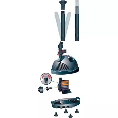 Pompe de bassin Elimax 1000 - UBBINK - Débit 1200l/h - Jeux d'eau et filtre