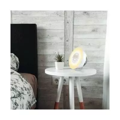 Radio réveil - CGV - CR ARUNA - Simulateur d'aube - DAB+, FM ou Web - Ambiances lumineuses