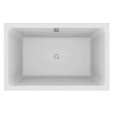 Baignoire rectangulaire bain-douche Capsule 120 x 80 cm Blanche Jacob Delafon