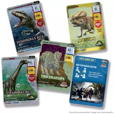 Blister - PANINI - JURASSIC WORLD 4 TCG - 5 pochettes - 40 cartes Blister - PANINI - JURASSIC WORLD 4 TCG - 5 pochettes - 40 cartes