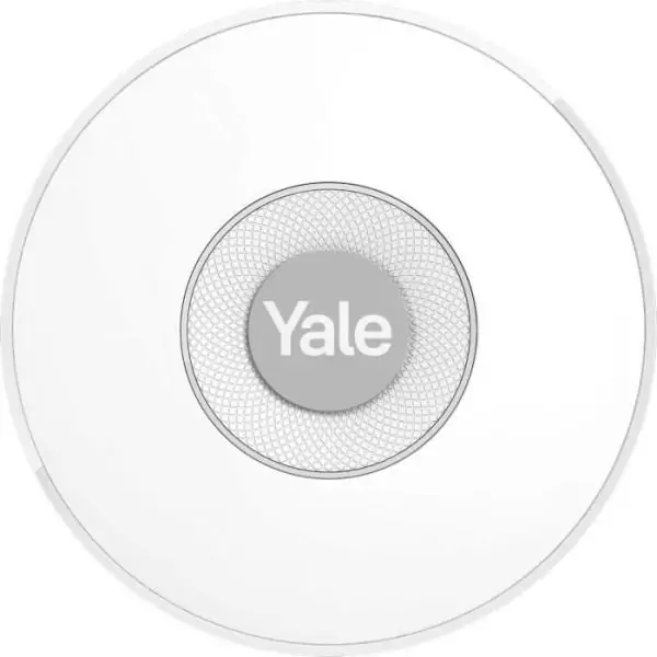 Sirene intérieure - YALE - Pour alarme intelligente - Jusqu'a 85 dB - LED intégrée clignotante