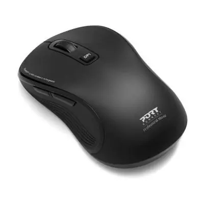 Souris sans fil PORT Designs 910010 Bluetooth & 2.4 GHz Noir