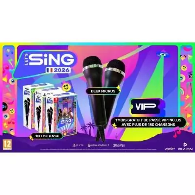Let's sing 2026 + 2 Micros - Jeu Nintendo Switch Let's sing 2026 + 2 Micros - Jeu Nintendo Switch
