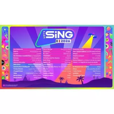 Let's sing 2026 + 2 Micros - Jeu Xbox Series X Let's sing 2026 + 2 Micros - Jeu Xbox Series X