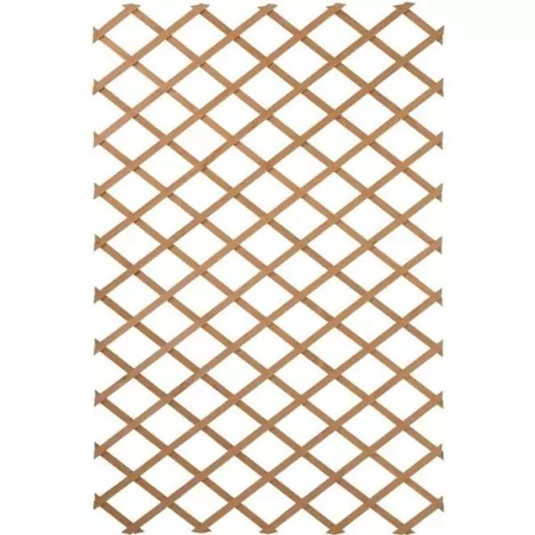 Nature Palissade de jardin 50 x 150 cm Bois Naturel 419736