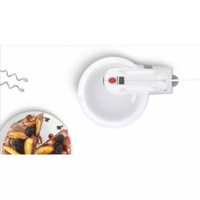 Batteur électrique - BOSCH - MFQ2600G ErgoMixx - 375 W - 4 vitesses + turbo - Blanc / Gris Batteur électrique - BOSCH - MFQ2600G ErgoMixx - 375 W - 4 vitesses + turbo - Blanc / Gris