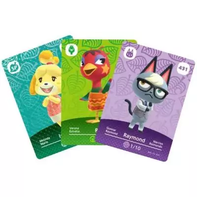 Cartes Amiibo - Animal Crossing Série 5 • Contient 3 cartes dont 1 spéciale