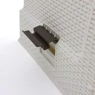 Curver Bac a litiere pour chats 51x38,5x39,5 cm Blanc