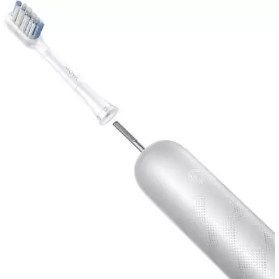 Brosse a dents électrique - MOVA - FRESH PRO - Silver - Oscillo-rotatif a pulsations