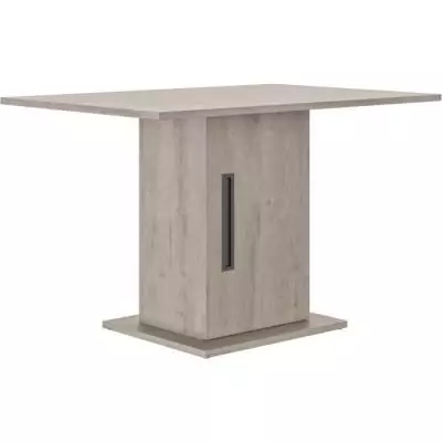 Table a manger - Boston - Rectangulaire - Pied fut - 6 personnes - L 120 x P 80 x H 76 cm - Gami