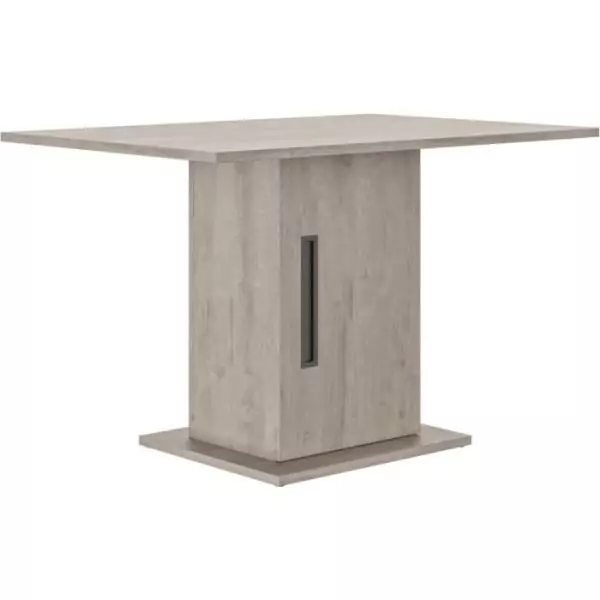 Table a manger - Boston - Rectangulaire - Pied fut - 6 personnes - L 120 x P 80 x H 76 cm - Gami
