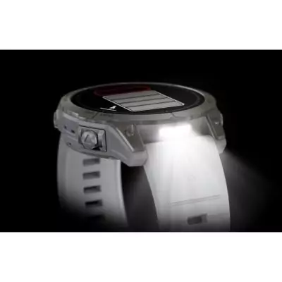 GARMIN - Epix Pro (Gen2) - Montre connectée a haute performance - 47mm - Acier, Gray avec bracelet noir