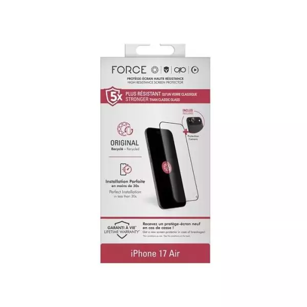 Pack protection écran + objectif - FGOG 2,5D - IPhone Air