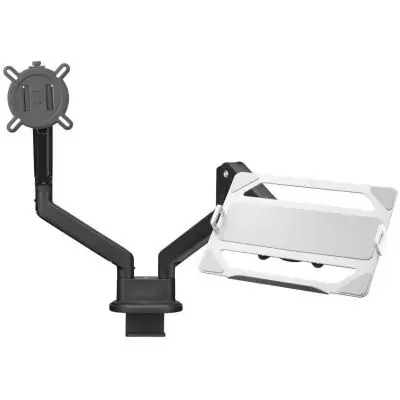 Support pour ordinateur portable - ONE FOR ALL - Vesa 75 - 10 a 17'' max - 9 kgs max - Réglage de la largeur - Rebord de sécur