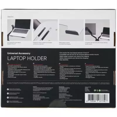 Support pour ordinateur portable - ONE FOR ALL - Vesa 75 - 10 a 17'' max - 9 kgs max - Rebord et sangle de sécurité