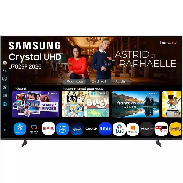 Samsung TU65U7025F - TV LED 65 (165 cm) - 4K UHD 3840x2160 - HDR - Smart TV - Gaming Hub - 3xHDMI - WiFi