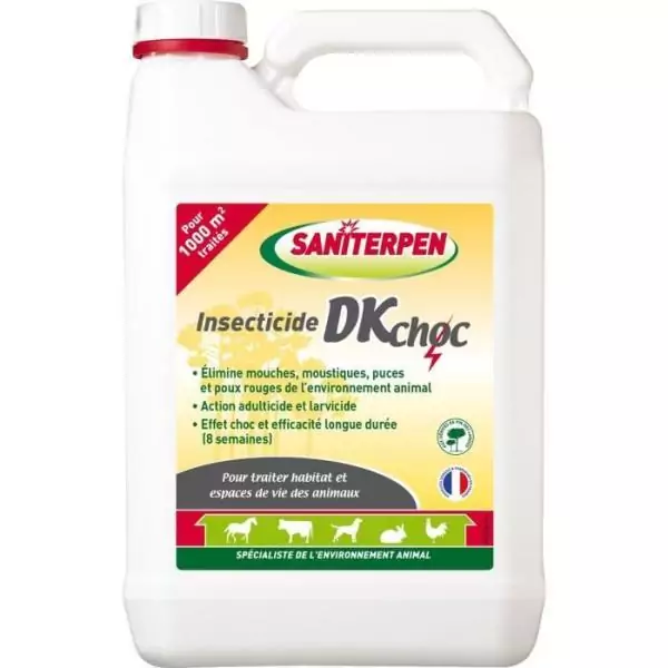 SANITERPEN DK 5L - Insectiside - Prévention maladie, élimine insectes, action longue durée, parfum Pin des Landes