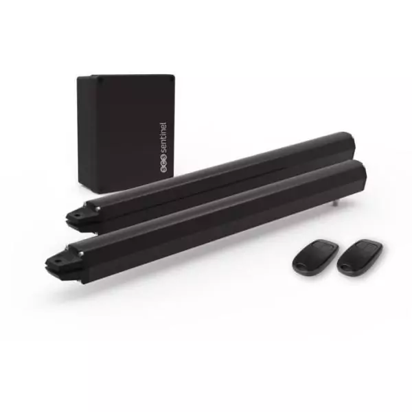Kit moteur de portail deux battants - SCS SENTINEL - SimplyOpen 1 - A vis sans fin - Jusqu'a 150 kg par vantail et 3 metres max