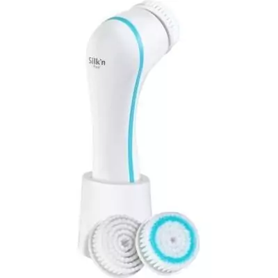 Brosse nettoyante visage SILK'N PURE - Peaux mixtes et sensibles - 4 programmes de nettoyage