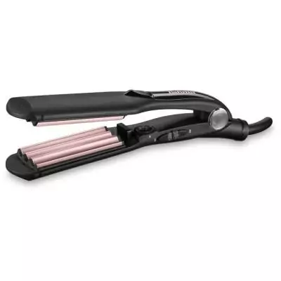 Fer a gaufrer - BABYLISS 2165CE - Plaques larges de 35 mm - 10 températures - Embouts thermorésistants
