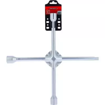 Clé en croix renforcé - PRECISION STEEL - Douilles 17, 19, 21 mm
