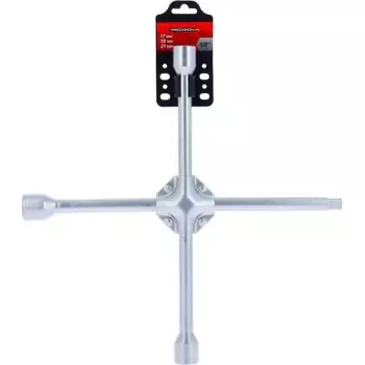 Clé en croix renforcé - PRECISION STEEL - Douilles 17, 19, 21 mm