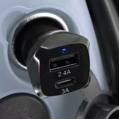 Prise - AUTO T - 540128 - 12/24 V - USB - USB-C