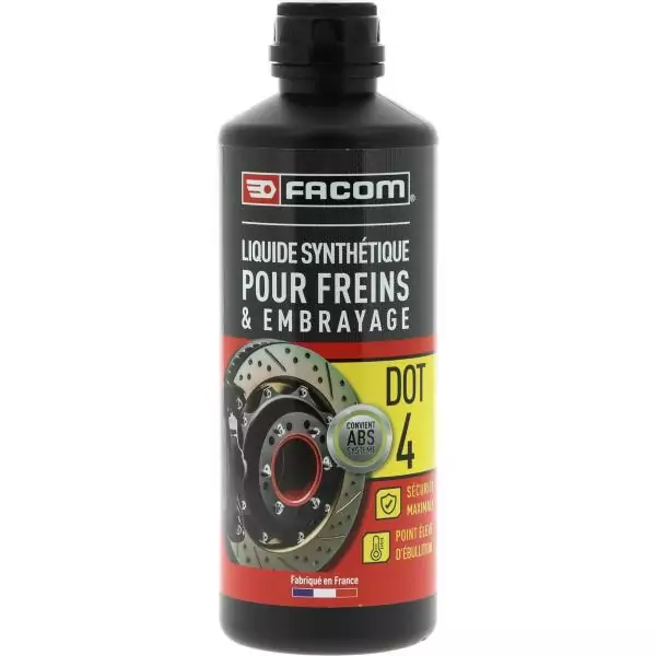 Liquide de frein - FACOM - DOT4 - 500 ml