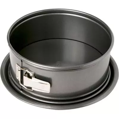 Moule a fond amovible - BIRKMANN - EASY BAKING - Acier carbone - Anti adhésif - 20 x 20 x 9 cm