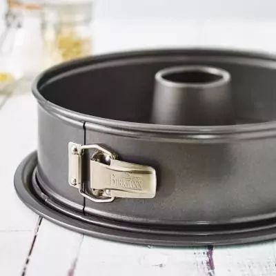 Moule a fond amovible - BIRKMANN - EASY BAKING - Acier Carbone - Anti adhésif - 2 Fonds - 26 x 26 x 9 cm