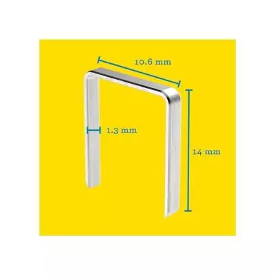 Agrafes en fil plat n° 140 8mm boîte de 5000 - RAPID - 40303089