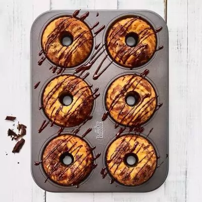 Plaque de cuisson cake - BIRKMANN - EASY BAKING - Acier carbone - Anti adhésif - Ø10 cm, 35 x 27 x 5 cm